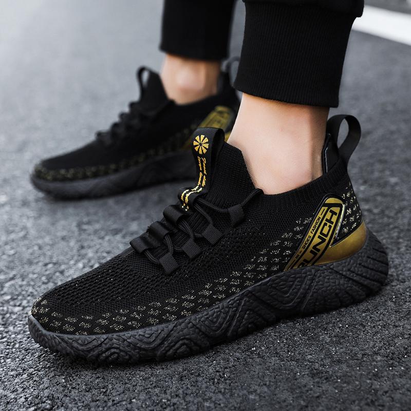 Breathable Men's Shoes Spring Soft-soled Wear-resistant Outdoor Casual Shoes Summer Breathable Mesh Sports Shoes
