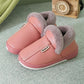 Waterproof Cotton Drag Winter Warmth PU Waterproof Non-slip Indoor Home Bag with Cotton Shoes To Keep Warm Soft and Comfortable
