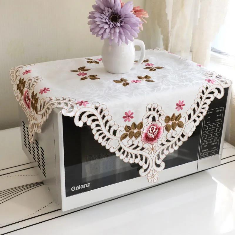40*80cm Microwave Oven Cover Dust Cover Cloth Cover Oil Cover Cloth Oven Cover Three Sides All-inclusive