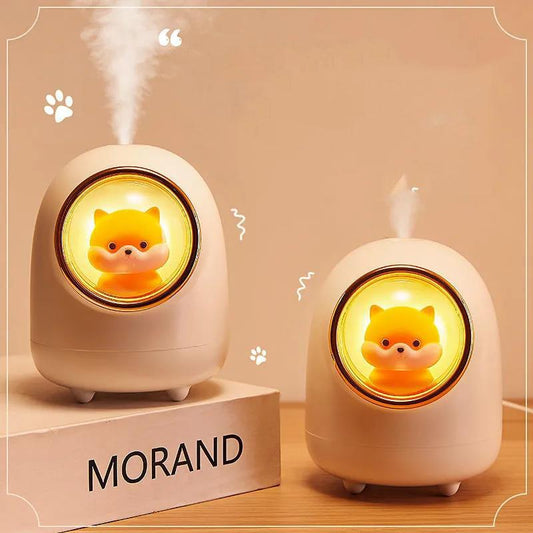 Humidifier Cute Pet Space Capsule Usb Charging Night Light Home Office Dormitory Wireless Mini Mute