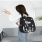 New Casual Backpack Middle School Student Bag Usb Charging Anti-theft Backpack