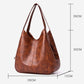 PU Dumplings Solid Color Lady Women Bag Retro Shoulder Bag Large Capacity Handbag