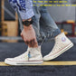Men Canvas Fashion Brand Casual Shoes Flat for Men Comfortable Lace Up Zapatos Sapatos Youth  Sneakers
