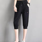 Cropped Trousers Women's Summer Dress Thin Loose and Thin Plus Size 7 Points Sports Shorts Casual Breeches Running Harem Pants
