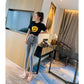 Light Blue Jeans Women's Trendy Ins High Waist Ripped Nine-point Pants 2022 Spring New Tight-fitting Skinny Pants
