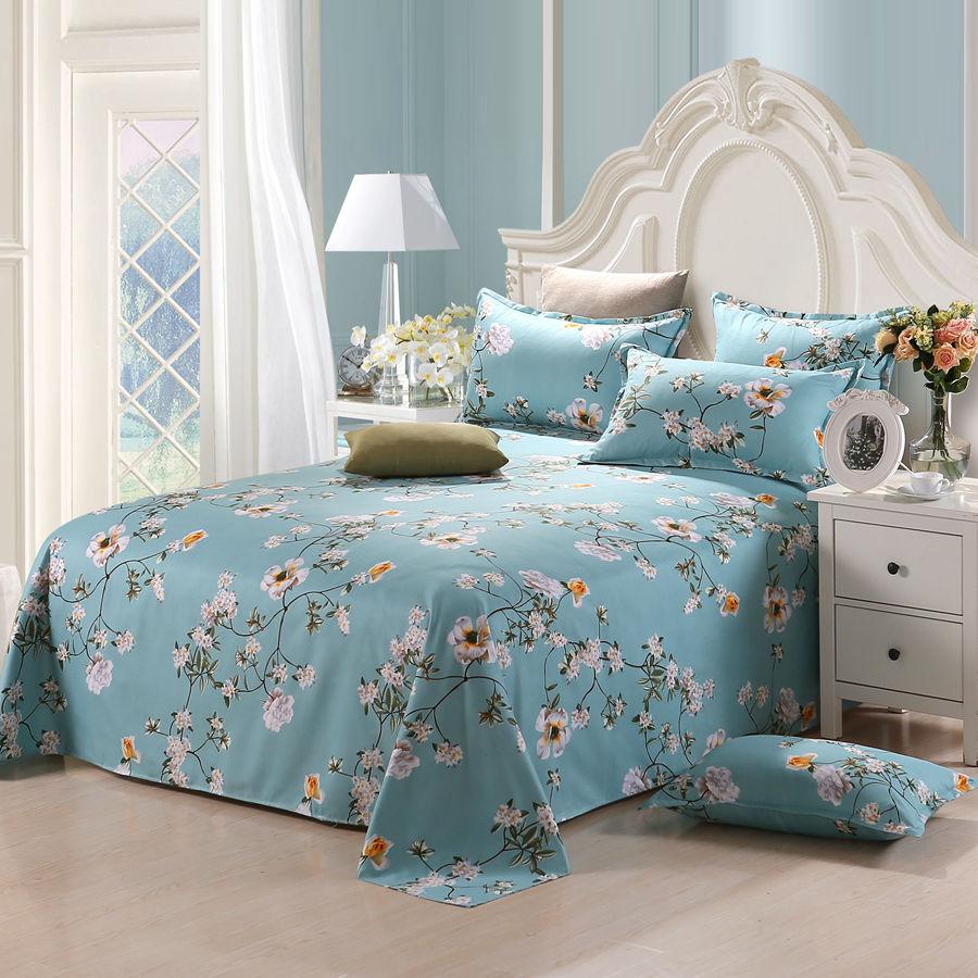 Skin-friendly Bed Sheets Cotton Sweat-absorbent and Breathable Bed Sheets