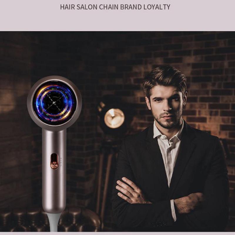 800W Dormitory Hair Dryer Set Negative Ion Hair Care Hot/cold Hair Dryer Portable Silent Barber Equipment