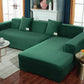 Thick Plush Solid Color Sofa Cover Elastic Non-slip One-piece Sofa Cover Universal All-inclusive Chaise and Lazy Combination
