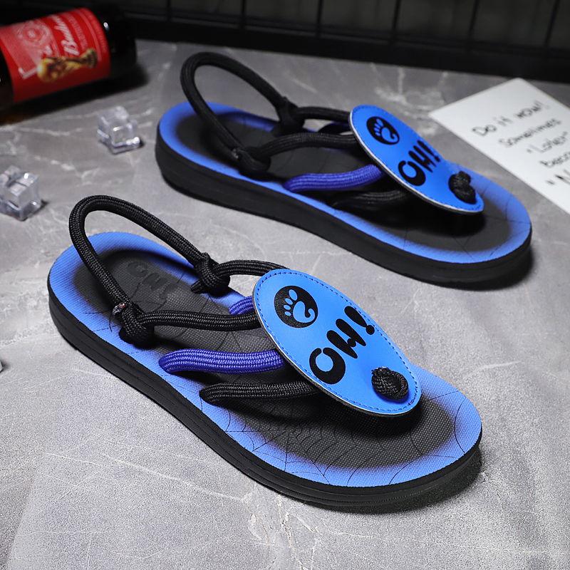 Summer Flip Flop Men's Slippers Fashion Patchwork Outdoor Men Slippers Massage Bathroom Flip Flops Men Beach Slippers