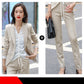 Spring and Autumn Suit Two-piece Suit Temperament Business Wear Fashion Casual Work Wear Formal Jacket Women