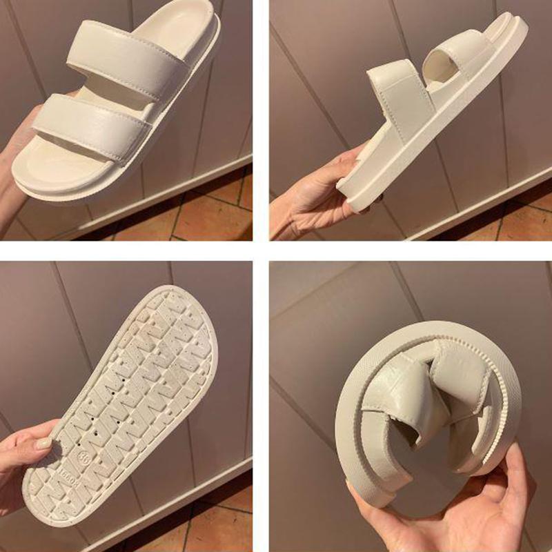 Thick-soled Sandals and Slippers Women's Summer Fashion Retro Hong Kong Flavor Harajuku Style Beach Shoes