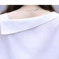 Summer Women's Suit Skirt Temperament Fairy Skirt Two-piece Dress Thin Shirt Skirt Black and White Dress Can Be Worn for Work