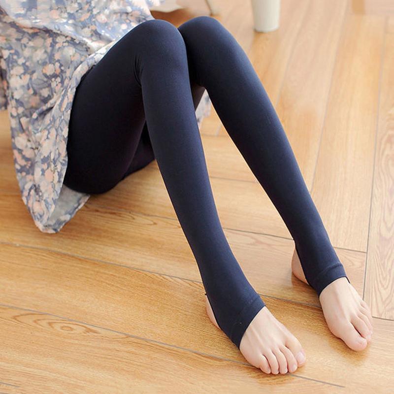 550g Plus Velvet Thick Warm Stretch Leggings Anti-hook Outer Wear Sexy Warm Rompers Tight Stretch Pants Warm Long Trousers Jumpsuit