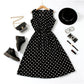 Chiffon Floral Holiday Dress Student Dress Fairy Skirt Casual Skirt