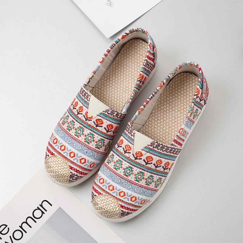 Canvas shoes female student casual flat bottom shoes Princess fisherman shoes shoes women