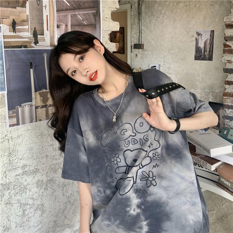 Short Sleeve T-Shirt Women's Summer Round Neck Loose Top