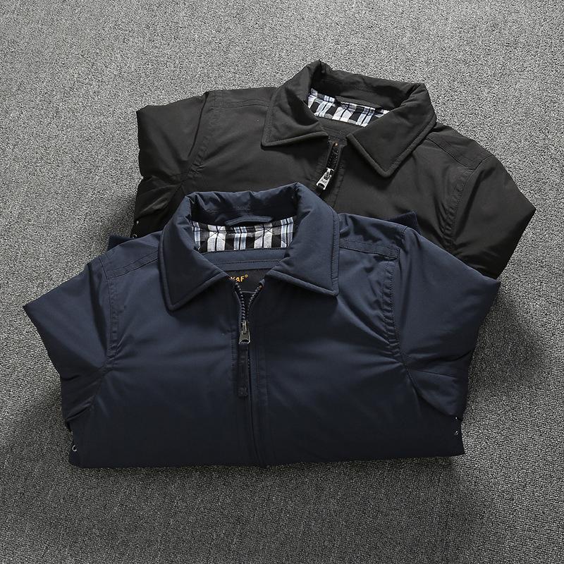 Cotton Parkas Jackets Mens Thick Warm Winter Coat Black Blue Casual Plus Size Male Jackets and Coats Outerwear
