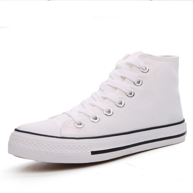 Summer Autumn Women Canvas Shoes Casual Flat Female Cloth Shoes Street Style Ulzzang White Shoe