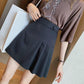 S-XL Irregular Split Fork Women Sexy Tight A-line High Waist Short Skirt  Zipper Home Office Club Casual