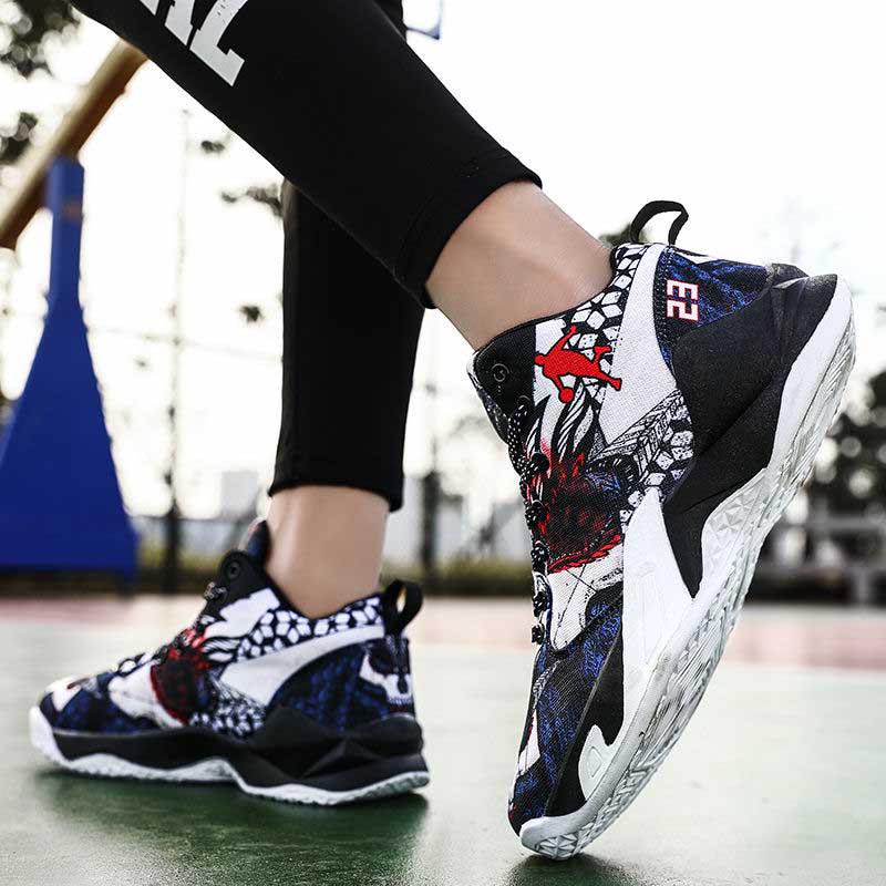 Women Mesh Sneakers Wear-resistant Basketball Shoes Deodorant Comfortable Outdoor Running Shoes