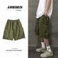 Summer Casual Overalls Shorts Men's New Dark Sports Outer Wear Five-point Pants Beach Pants