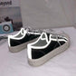 Black Sneakers Women Fashion Vulcanized Shoes Woman Designer Platform Chunky Sneakers Ladies Trainers Lace Up Spring Female Flat