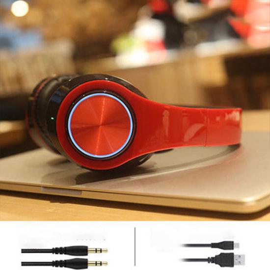 Wilress Headphones Bluetooth 5.0 Gaming Headset Stereo Noise Canceling Sports Headphones with Mic