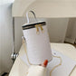 Crocodile Pattern Messenger Bag Western Style Shoulder Bag Trendy Bucket Shopping Leisure Handbag