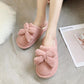 Autumn and Winter Pure Cotton Slippers Indoor Non-slip Soft-soled Shoes Warm Simple Plush Cotton Shoes