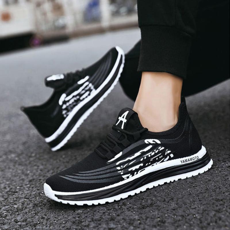 Men's Shoes Spring and Autumn Shoes Men's Casual Sports Running Light and Breathable All-match Autumn Trend Shoes