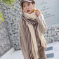 Unisex Knit Comfortable Warm Thick Long Scarf Women Tassel Big Outdoor Sweet Shawl Men Scarf