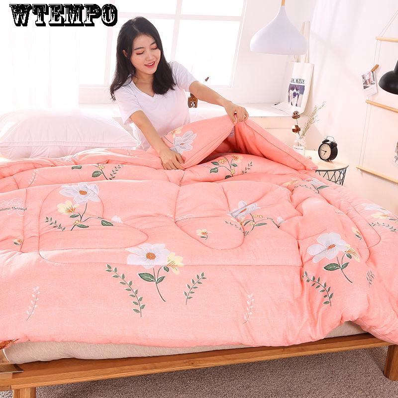Bedding fashion thick warm student dormitory single double quilt winter core comfortable home