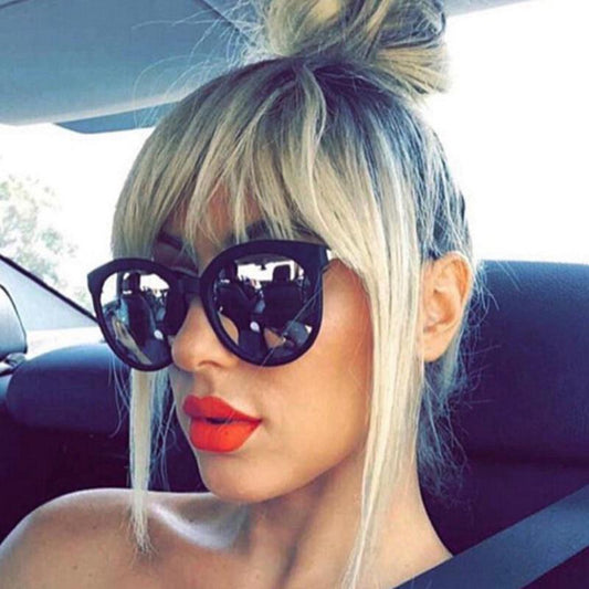 fashion brand sunglasses cat eye pink sunglasses woman shades mirror female square sun glasses for w