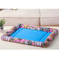 Fashion Print Flower Dog Sleeping Mat Waterproof Summer Cooling Pet Dog Bed Breathable Durabl