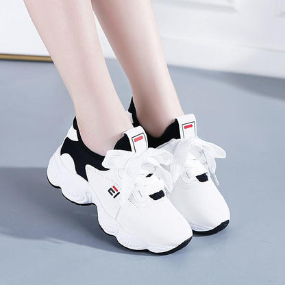 Breathable Sneakers Women Walking Sneakers Comfortable Versatile Platform Travel Running Shoes