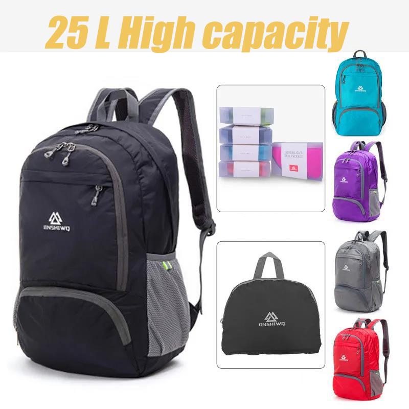 Multifunctional Outdoor Mountaineering Bag Lightweight, Simple and Lightweight Folding Hiking and Cycling Travel Backpack