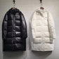 Down Jacket Men and Women of The Same Style Lovers Mid-length Thick Hooded White Duck Down Jacket