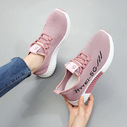 Fly Woven Breathable Sneakers Trendy Fashion Lightweight Running Shoes Wear-resistant Flat Old Beijing Cloth Shoes