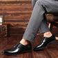 Men's Trendy pointed  oxfords shoes  Dress Shoes Italy Style Man Wedding Shoes