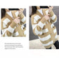 Mid-length Mink Velvet Coat Knitted Cardigan Sweater Autumn and Winter Loose Women's Coat