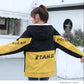 Winter Plush Thick Cotton-padded Jacket Women's Loose Zipper Cardigan Hooded Cotton-padded Jacket All-match Warm Top