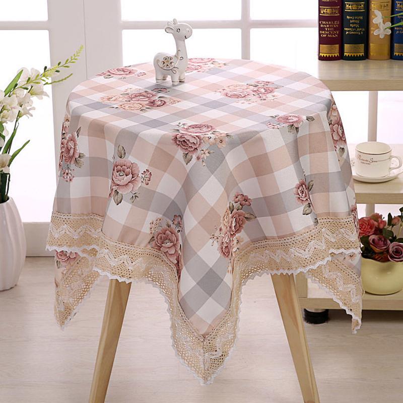 Lace Tablecloth Fabric Square Table Universal Dustproof Cover Towel Refrigerator Coffee Table Dining Table Table Cloth TV Cover Bedroom