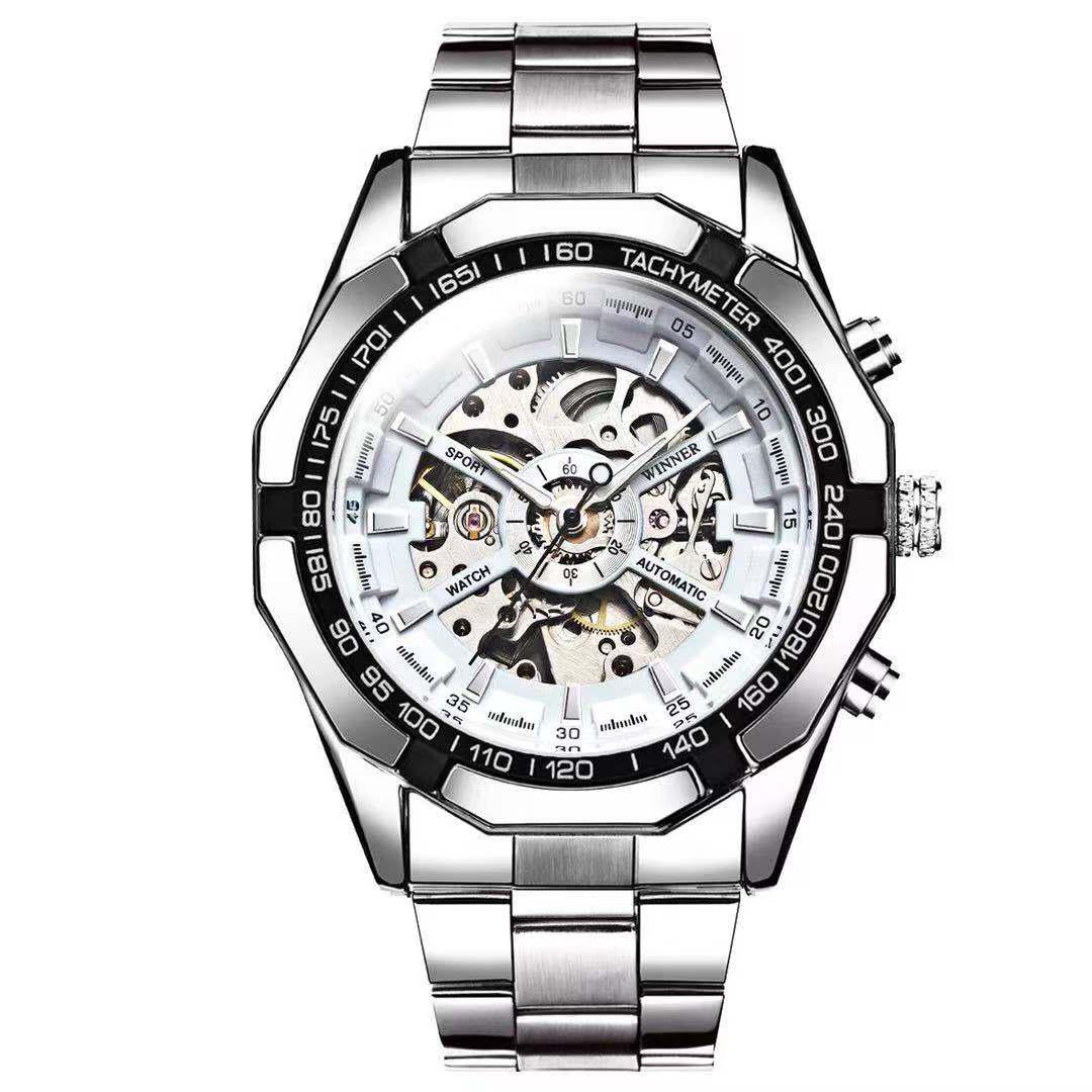 Skeleton Watches Mechanical Automatic Watch Men Tourbillon Sport Clock Casual Business Wrist Watch