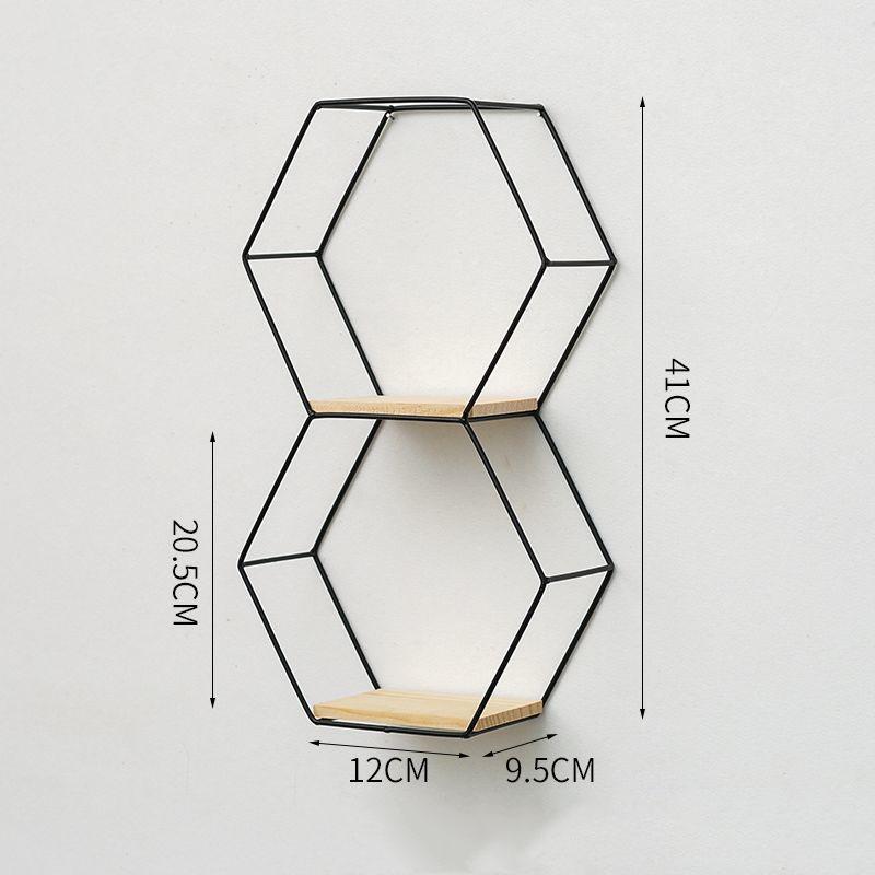 Shelf Free Punching Simple Nordic Living Room Wall Decoration Bedroom Dining Room Storage Shelf