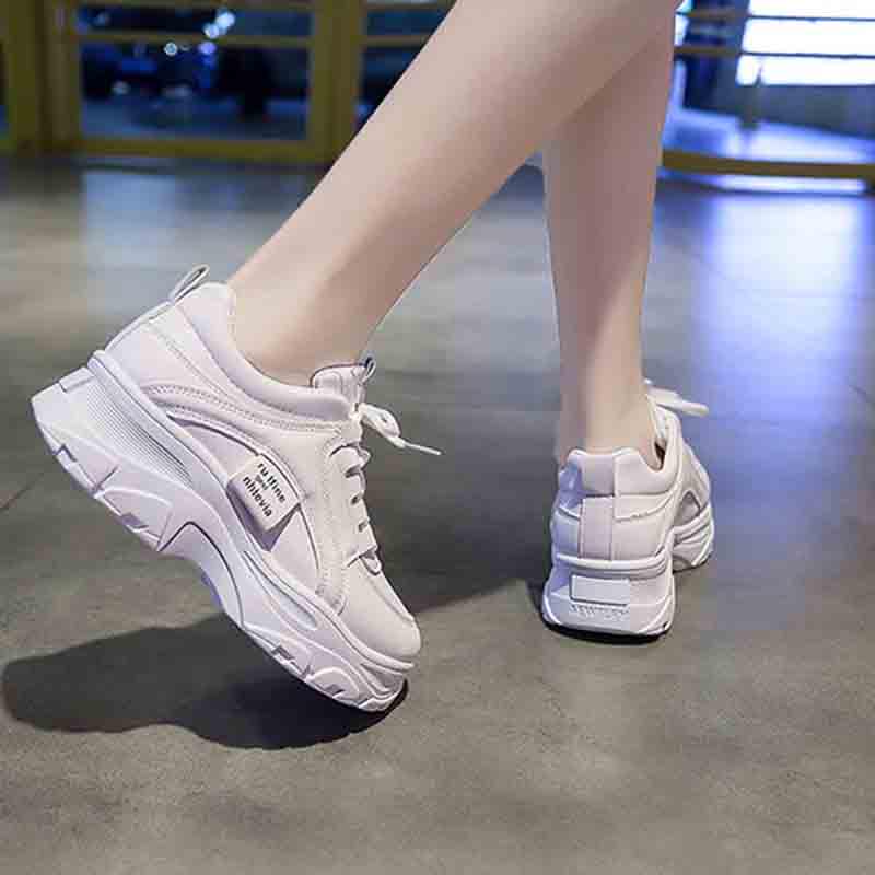 BrandPlus Size 35-40 Summer Women Mesh Sneakers Girls Breathable Deodorant Running Basketball Shoes Shockproof Non-slip Ins Shoes