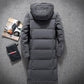 Winter Medium and Long Section Cotton Clothing Large Size Down Jacket Outdoor Leisure Men's Clothes
