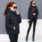 Winter Fashion Women's Short Coat Thick Loose Small Size Down Padded Jacket Trend Wild Hooded Ladies Padded Jacket