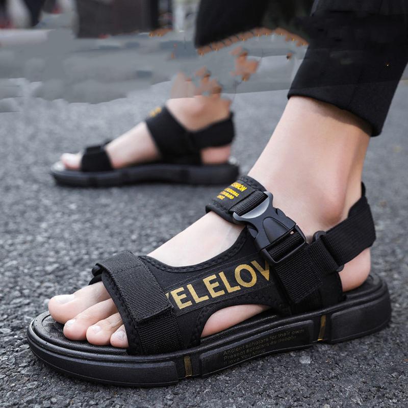 Summer Men's Sandals Casual Trendy Beach Shoes Non-slip Outer Wear Sports Men's Sandals