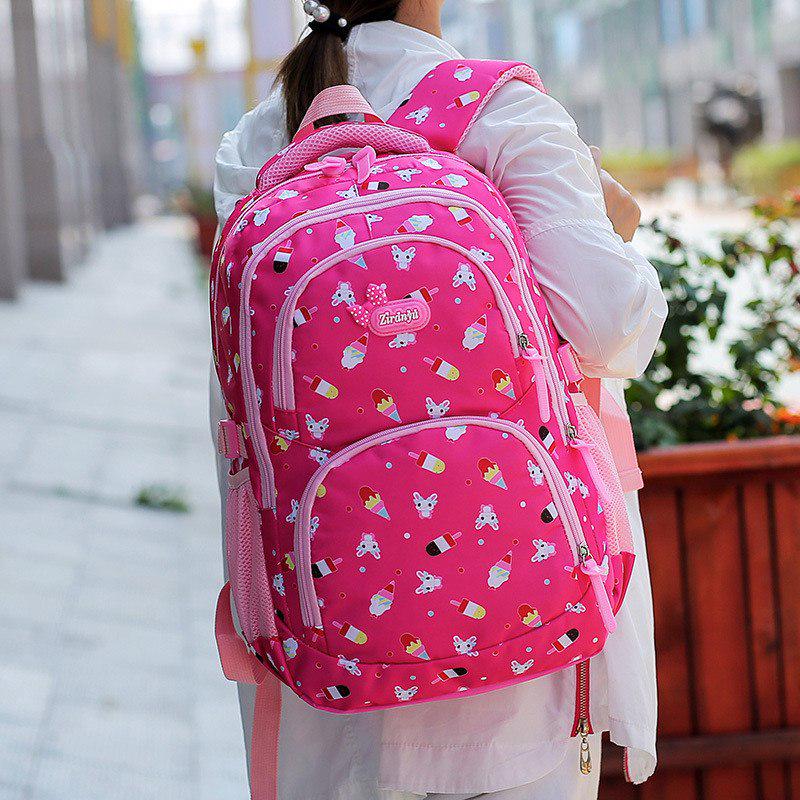 Children School Bags Girls Ultralight Primary School Backpacks Kids Cartoon Printing Backpacks Girls
