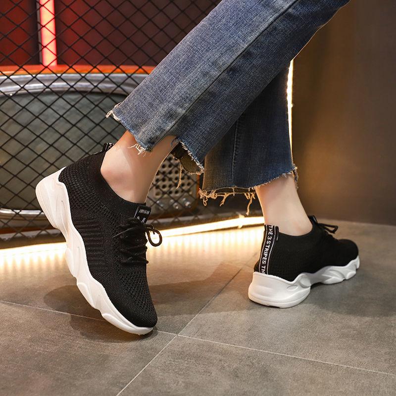 Spring Autumn Women Flat Platform Sneakers Women Breathable Mesh Sports Shoes Spring Ladies Sneakers